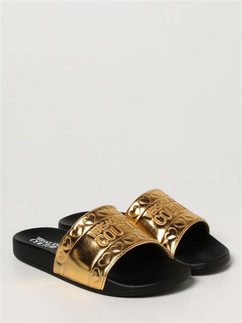 sandali oro versace jeans|Versace Jeans Couture Sandals for Women .